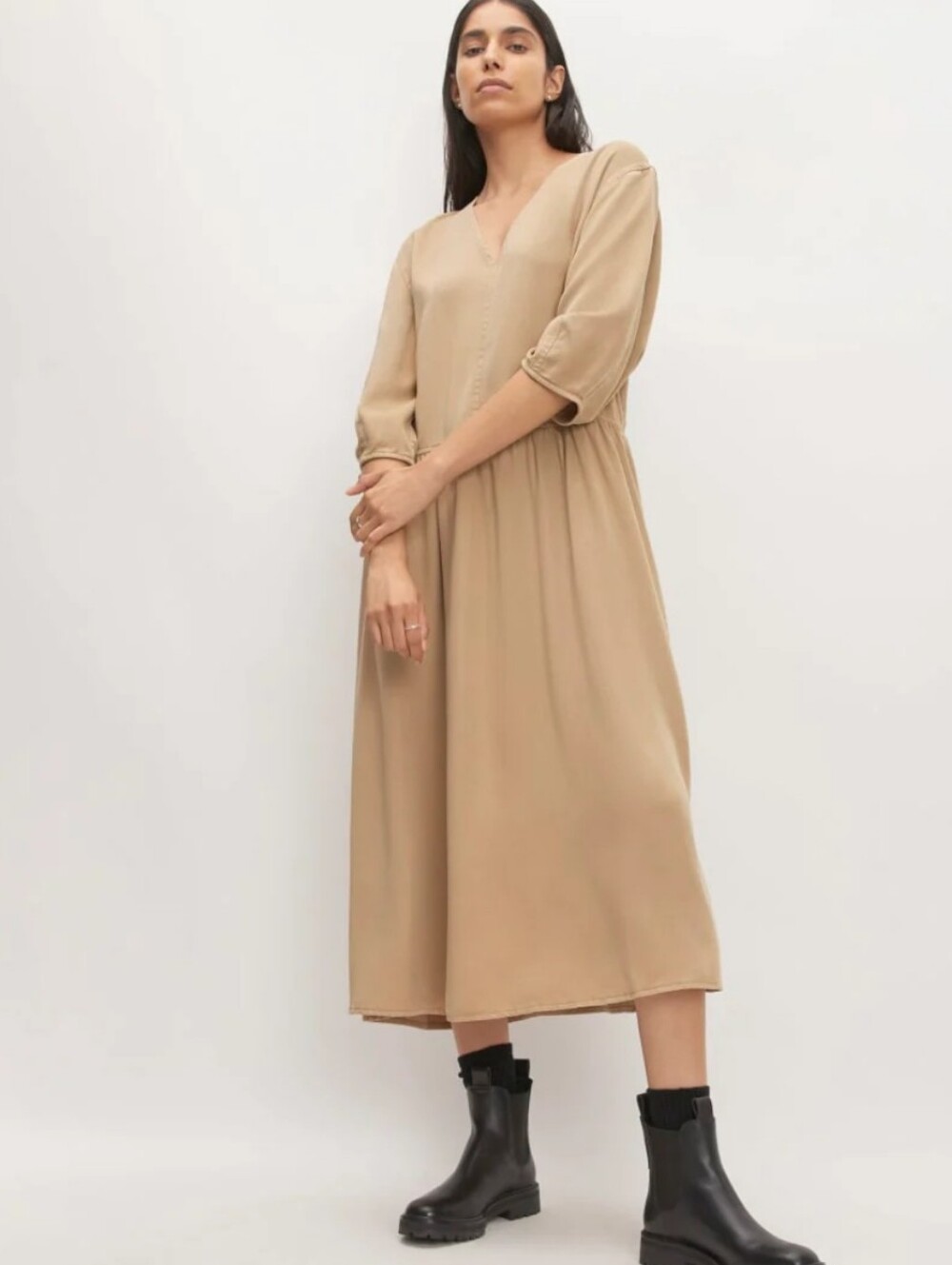 EVERLANE The TENCEL™ Puff Sleeve Dress